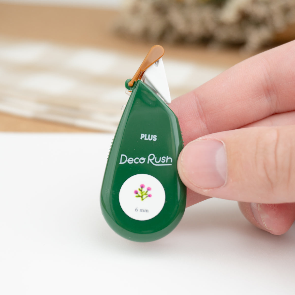 Deco Rush Decorative Tape - Small Plants (6mm) Example