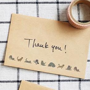 Deco Rush Decorative Tape - Stretching Cat (6mm) Envelope