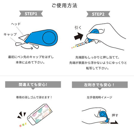 Deco Rush Decorative Tape - Stretching Cat (6mm) Infographic