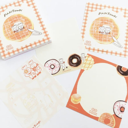 Furukawashiko Bread Town Memo Pad - NicoNico Marupan All Designs