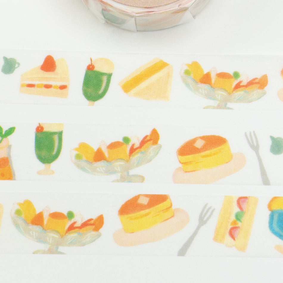 Furukawashiko Washi Tape - Diner Treats (15mm) Close Up