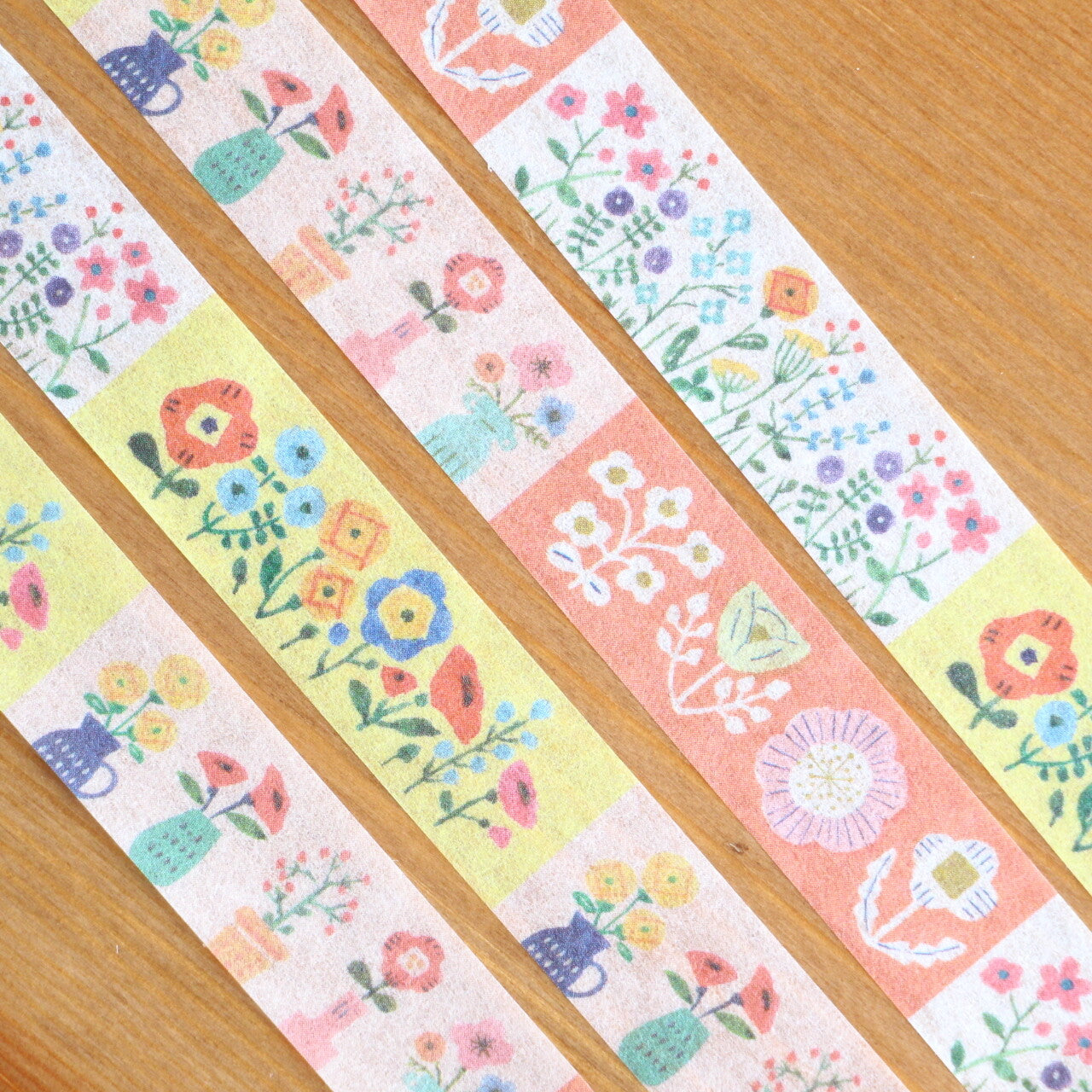 Furukawashiko Washi Tape - Watashi-Biyori Garden (15mm) Close