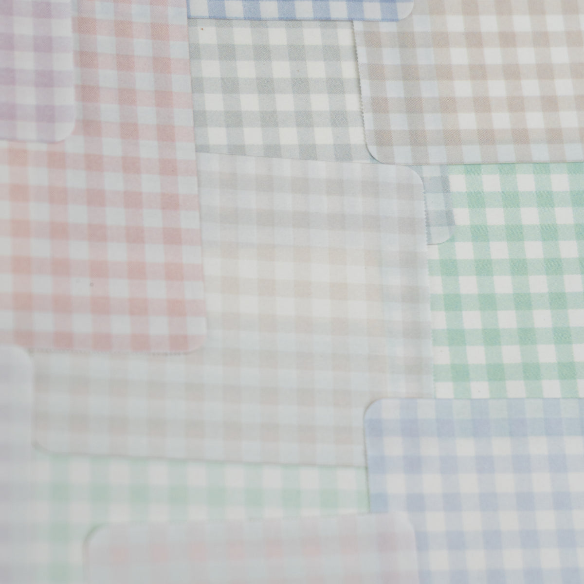 Gingham All Sticky Notes Close Up