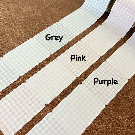 Grey Pink Purple Sticky Notes Roll