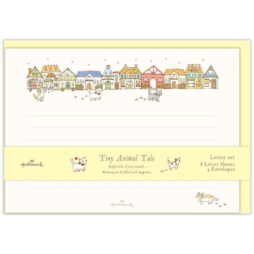 Hallmark Japan Tiny Animal Tale Stationery Set - Kittens in the City