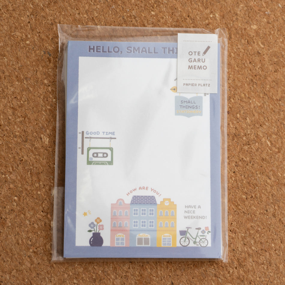 Papier Platz Otegaru Memo Pad - Stationery Store (Eric Small Things)