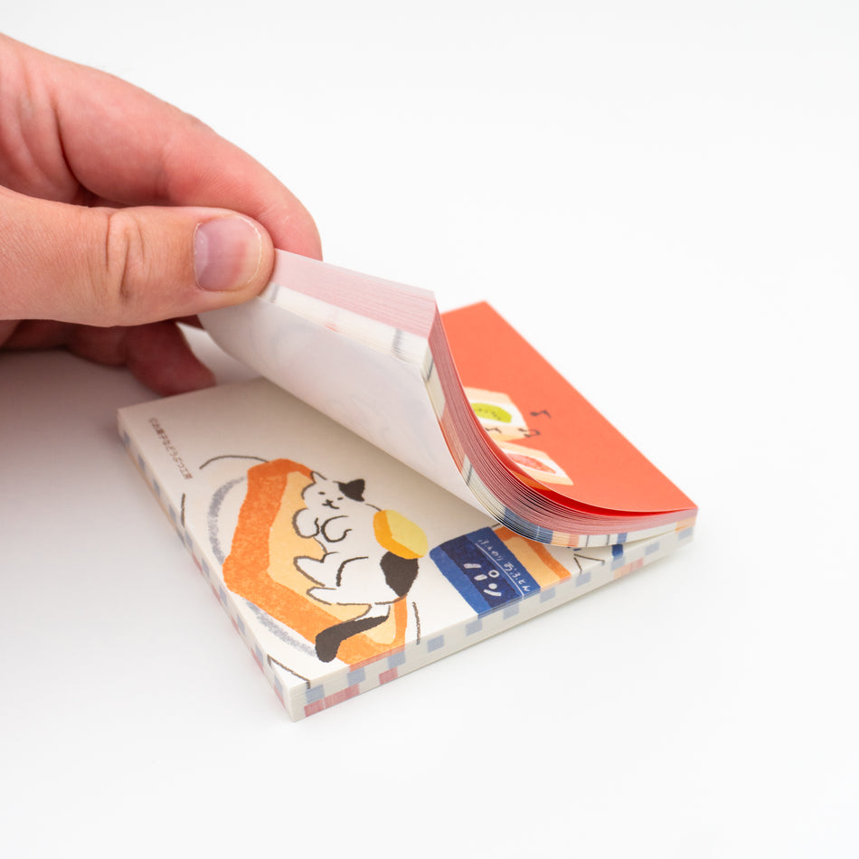 Furukawashiko Sweet Animal Workshop Memo Pad - Cream Sandwich