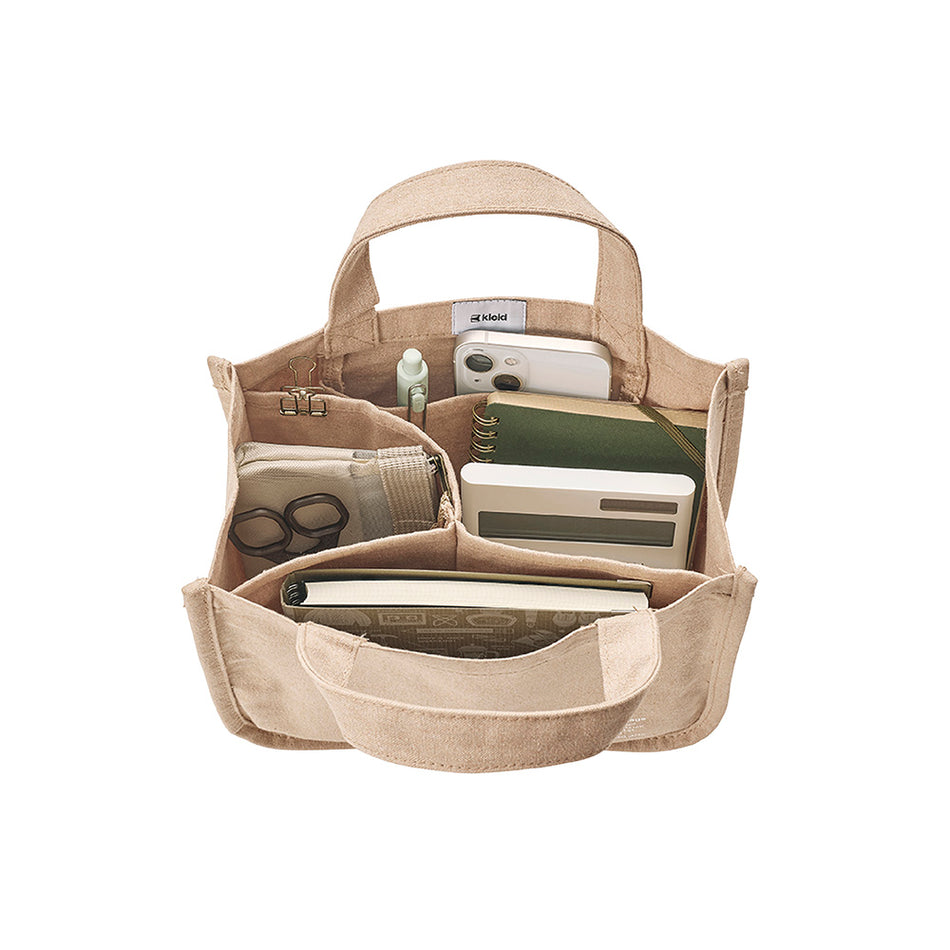 Kleid Separate Tool Tote Bag Beige Inside