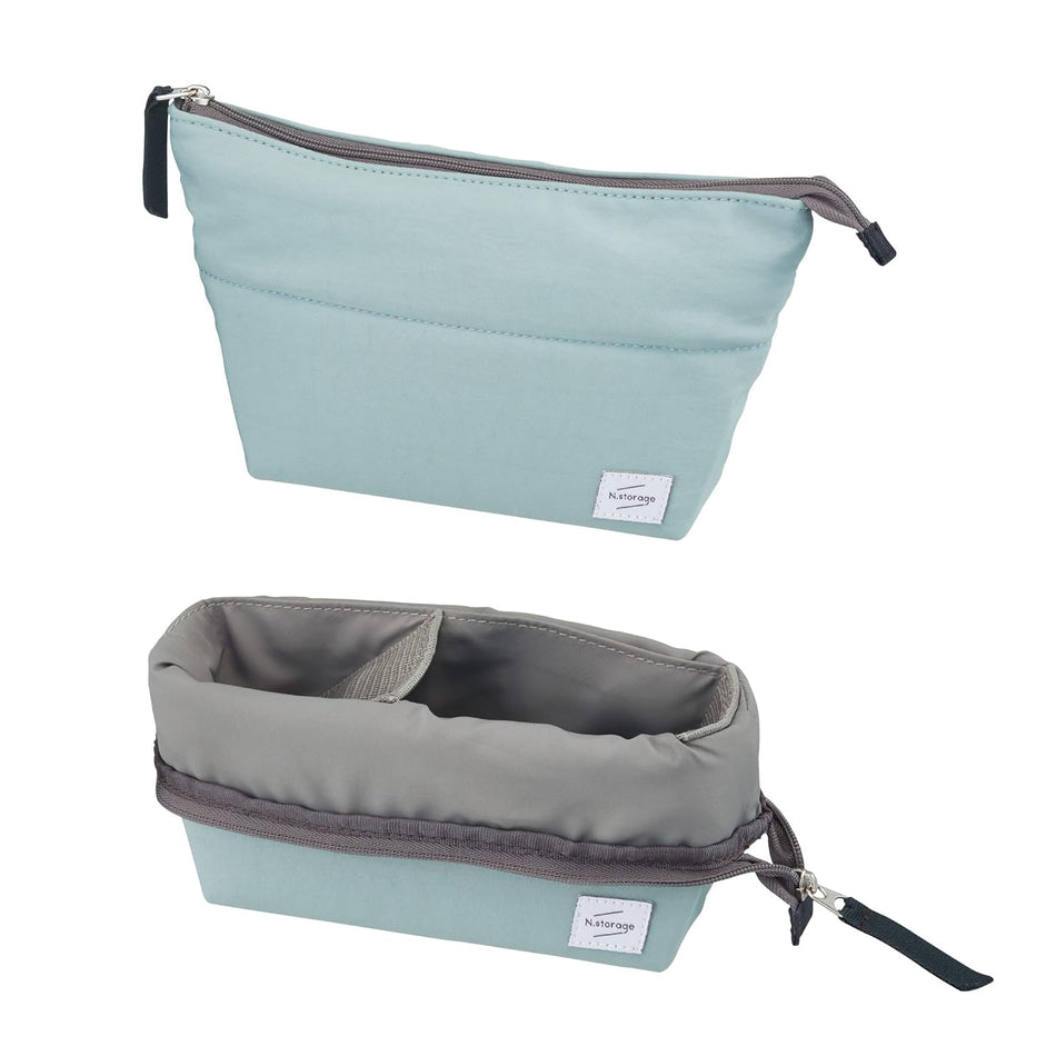 Kokuyo N-Storage Pencil Case - Smoke Blue