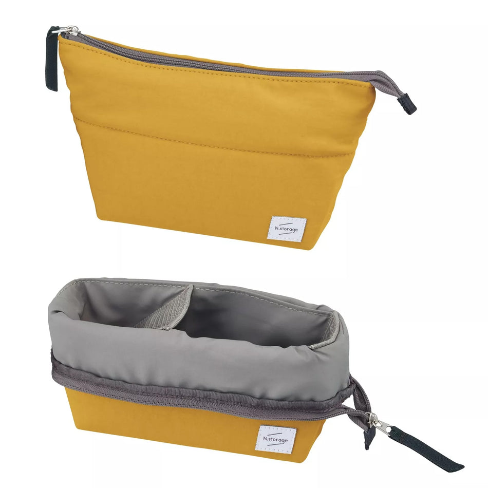 Kokuyo N-Storage Pencil Case - Mustard