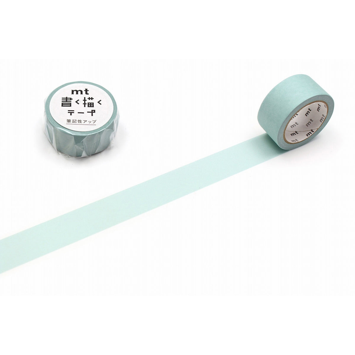 MT Basic Washi Tape - Dusty Green (20mm) White BG