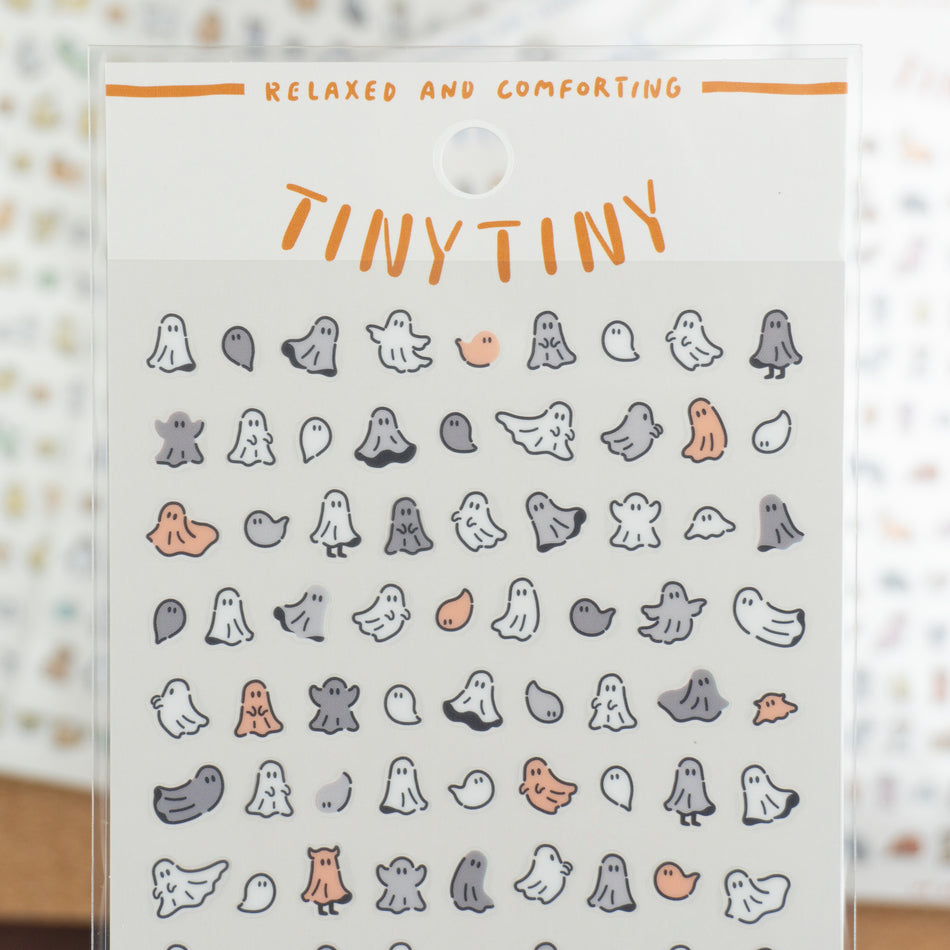 Mind Wave Tiny Tiny Clear Sticker Sheet - Ghosts