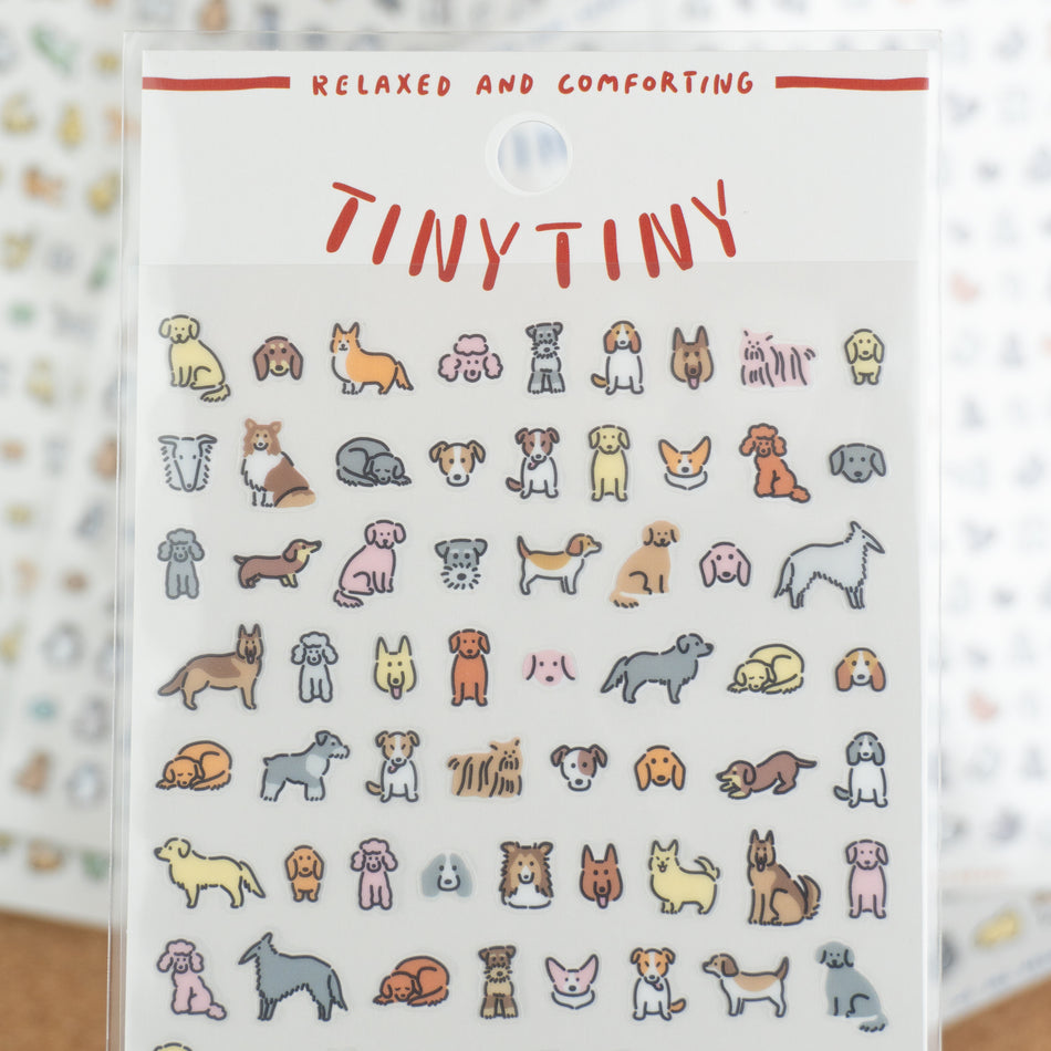 Mind Wave Tiny Tiny Clear Sticker Sheet - Dogs