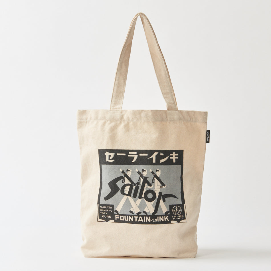 Old Resta Stationery Themed Tote Bag - Sailor Front