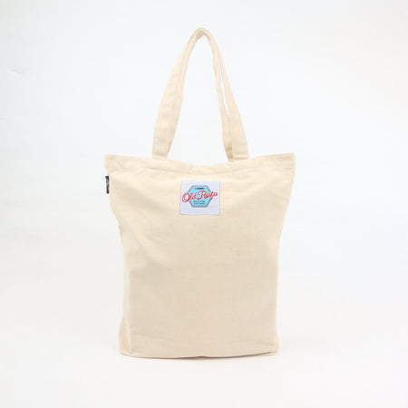 Old Resta Stationery Themed Tote Bag Back