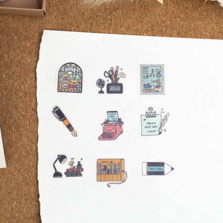 Papier Platz x Eric Small Things Washi Flake Stickers - Stationery All
