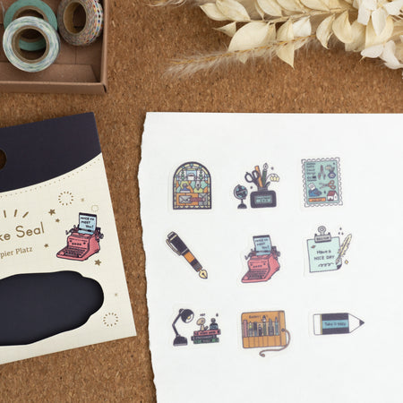 Papier Platz x Eric Small Things Washi Flake Stickers - Stationery Close Up All