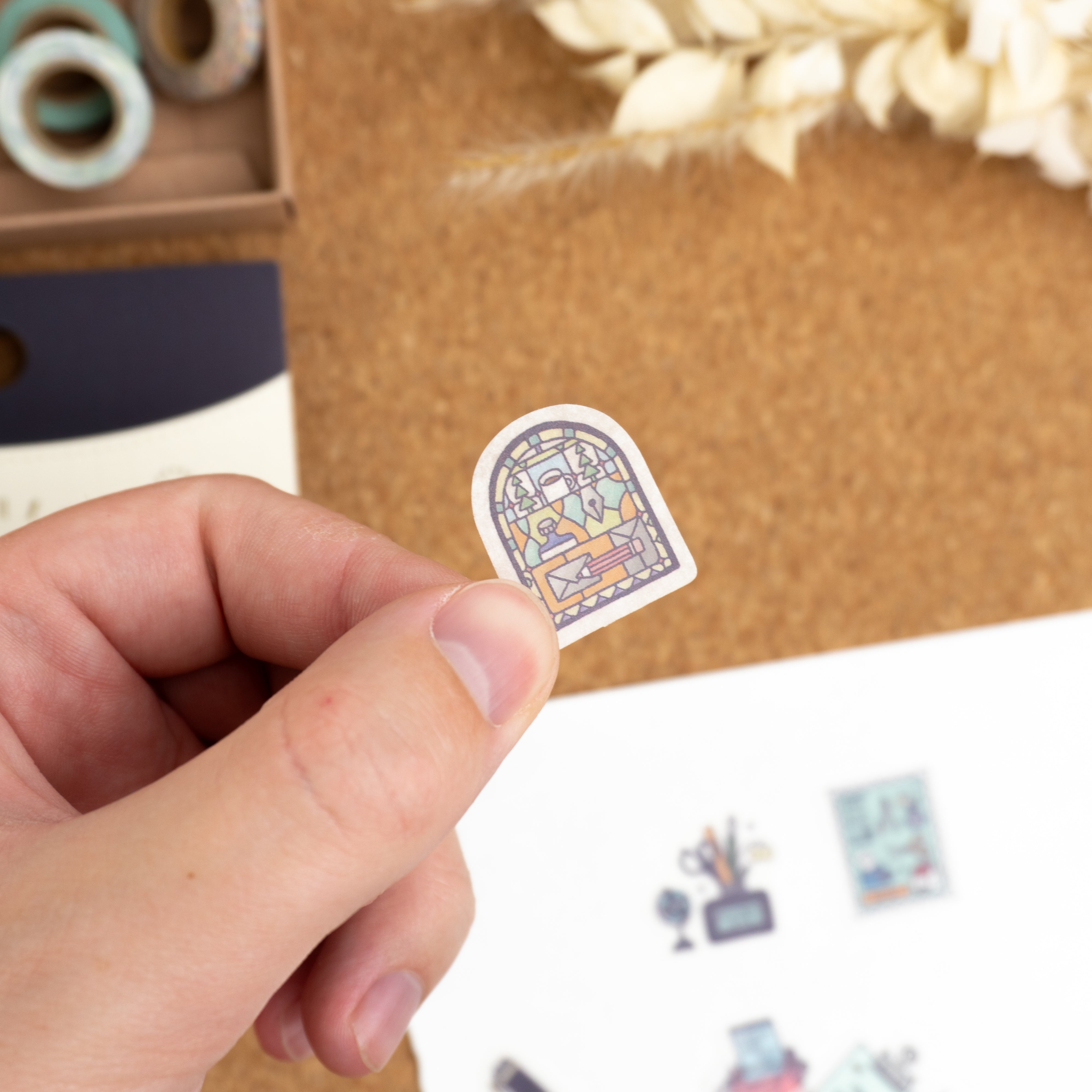 Papier Platz x Eric Small Things Washi Flake Stickers - Stationery Glass