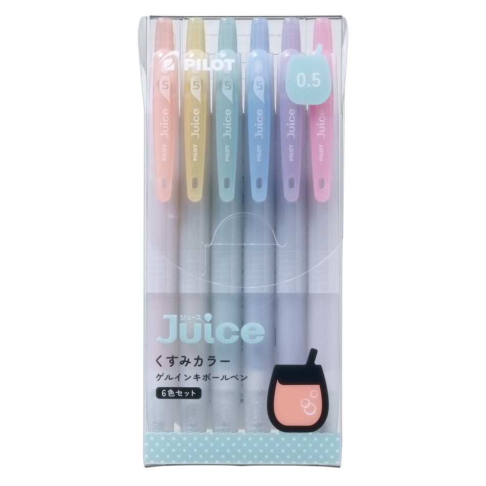 Pilot Juice Gel Pen 6 Color Set (0.5mm) - Dusty