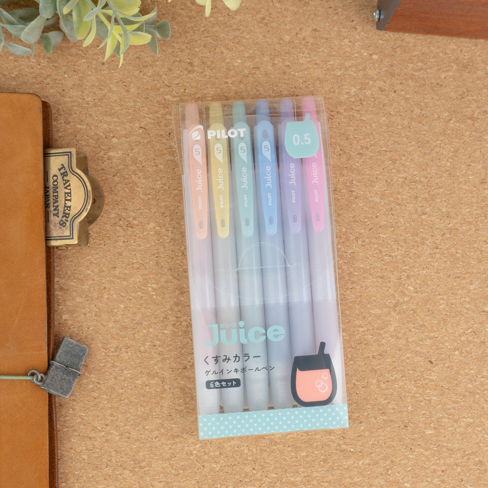 Pilot Juice Gel Pen 6 Color Set (0.5mm) - Dusty