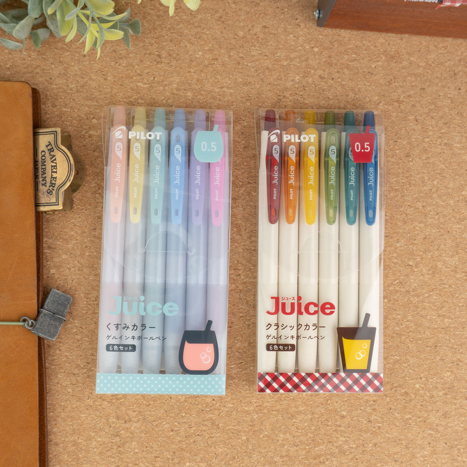 Pilot Juice Gel Pen 6 Color Set (0.5mm) - Classic Colors