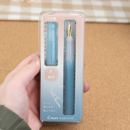 Pilot Kakuno Close Up Light Blue Fountain Pen