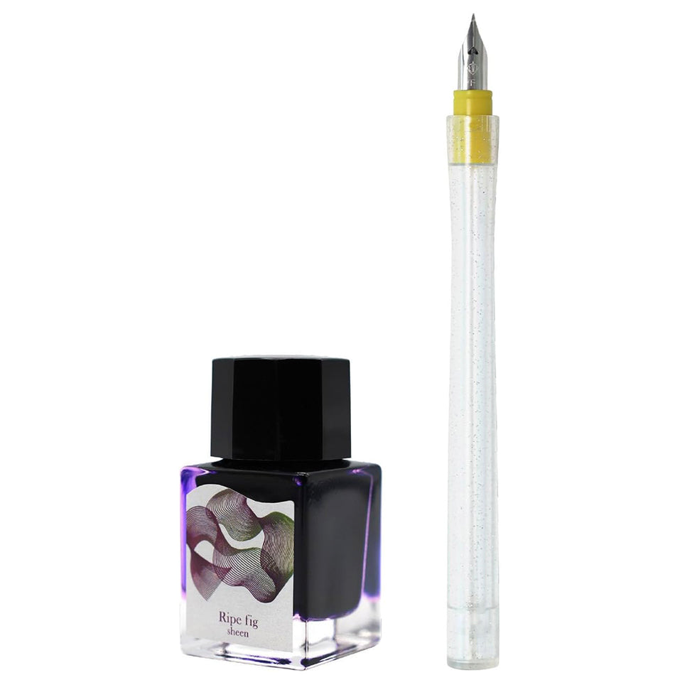 Sailor Hocoro Dip Pen and "Dipton" Ink (10ml) Set - Ripe Fig (Sheen)