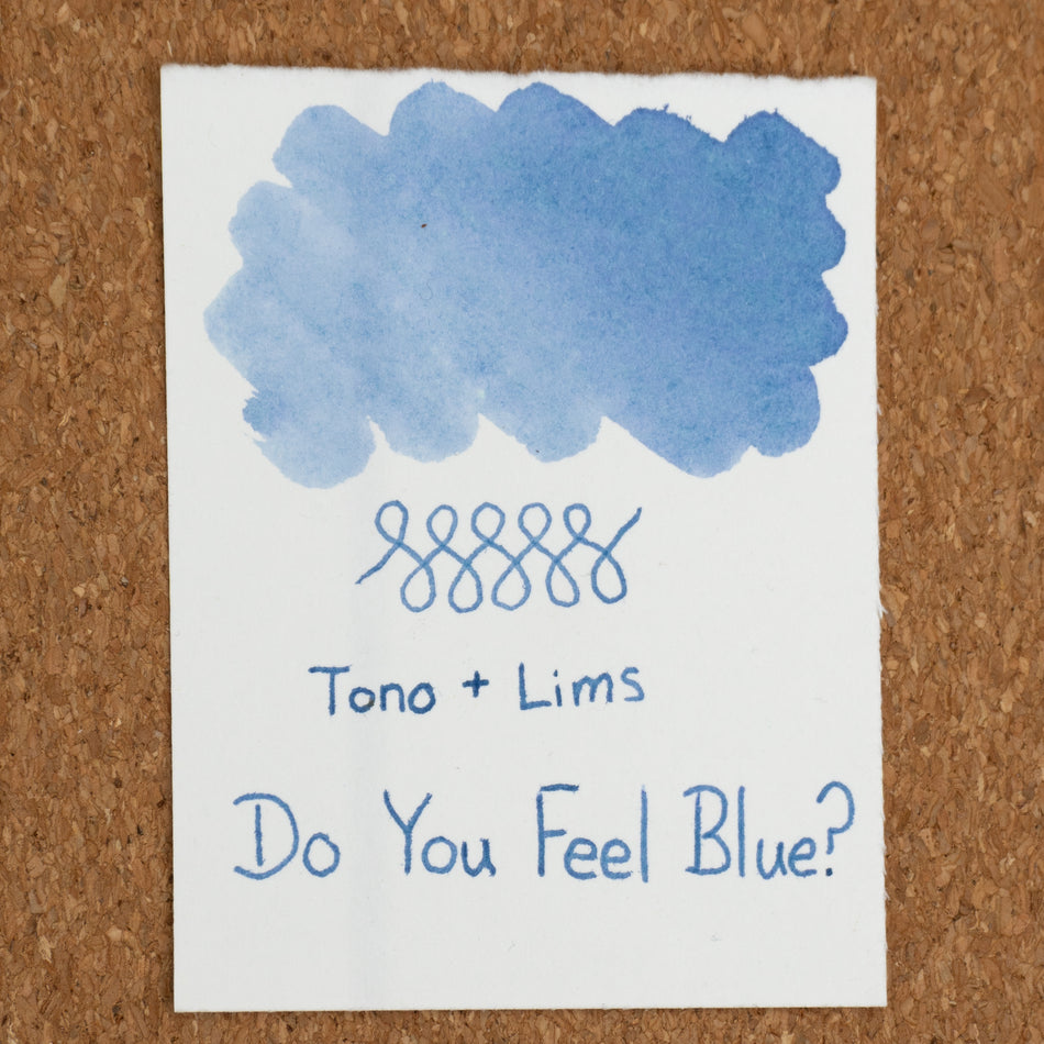 Tono & Lims Fountain Pen Ink - Do You Feel Blue? (30ml)