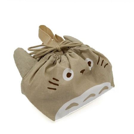 Totoro Drawstring Bento Bag Closed