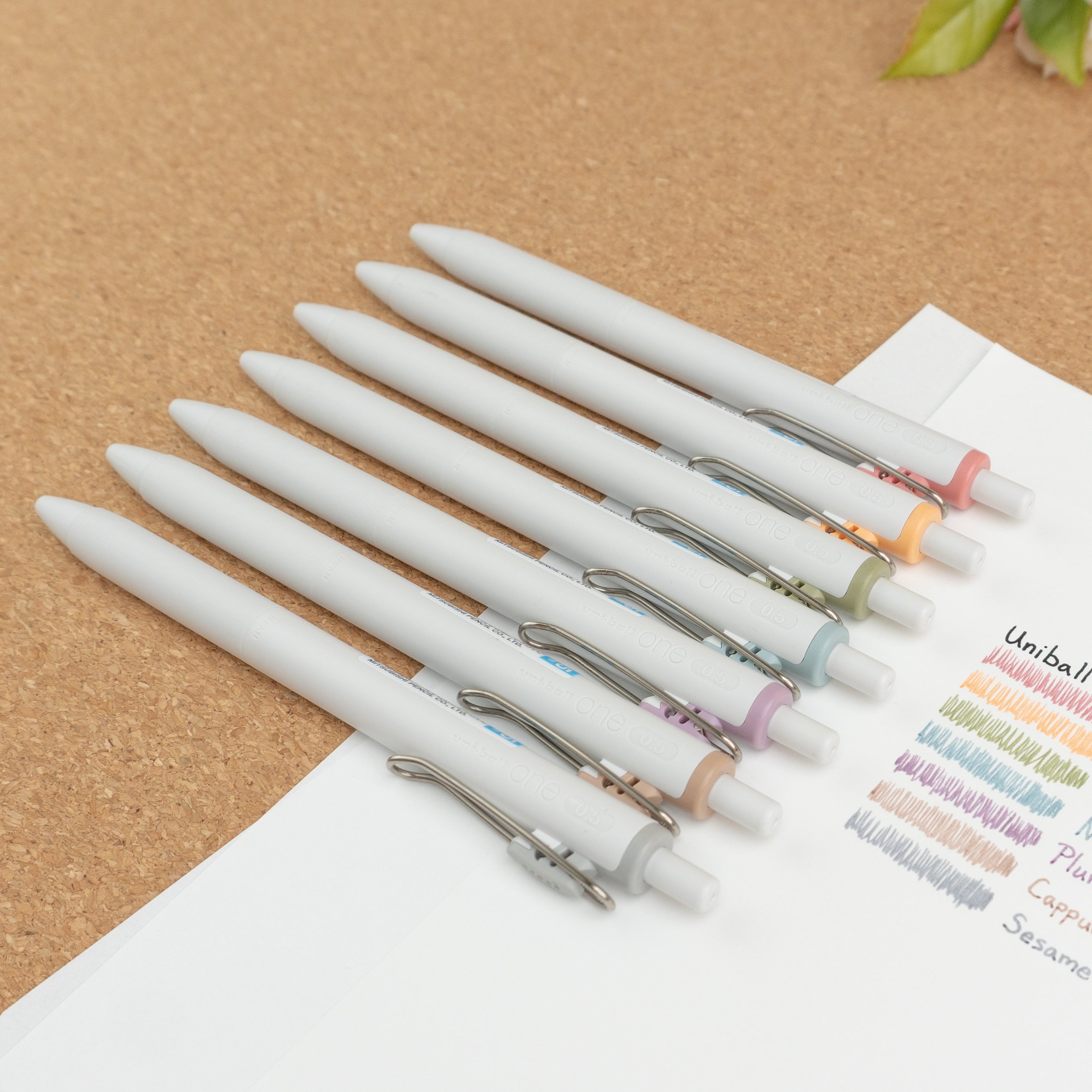 Uniball One Gel Pen - Fika (0.38mm) Example