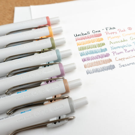 Uniball One Gel Pen - Fika (0.38mm) Swatch 3