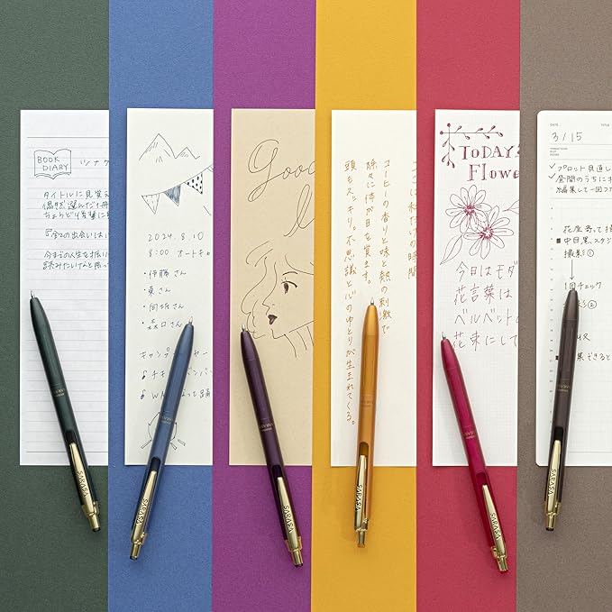 Zebra Sarasa Grand Gel Pen Vintage Series Set