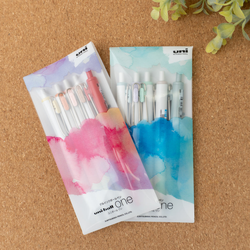 Uniball Gel Pen Set - Limited Edition Warm & Cool Color Sets