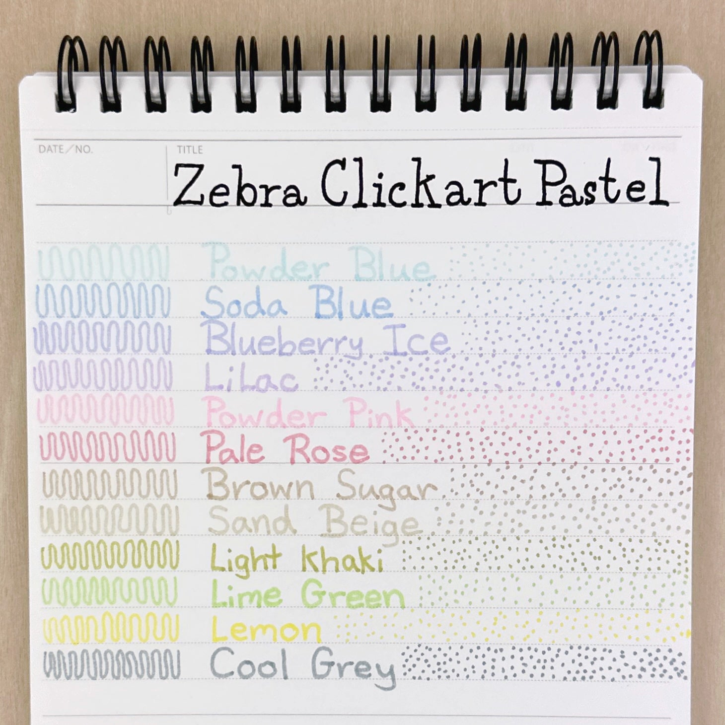 Zebra Clickart Retractable Marker - Pastel Colors Powder Pink
