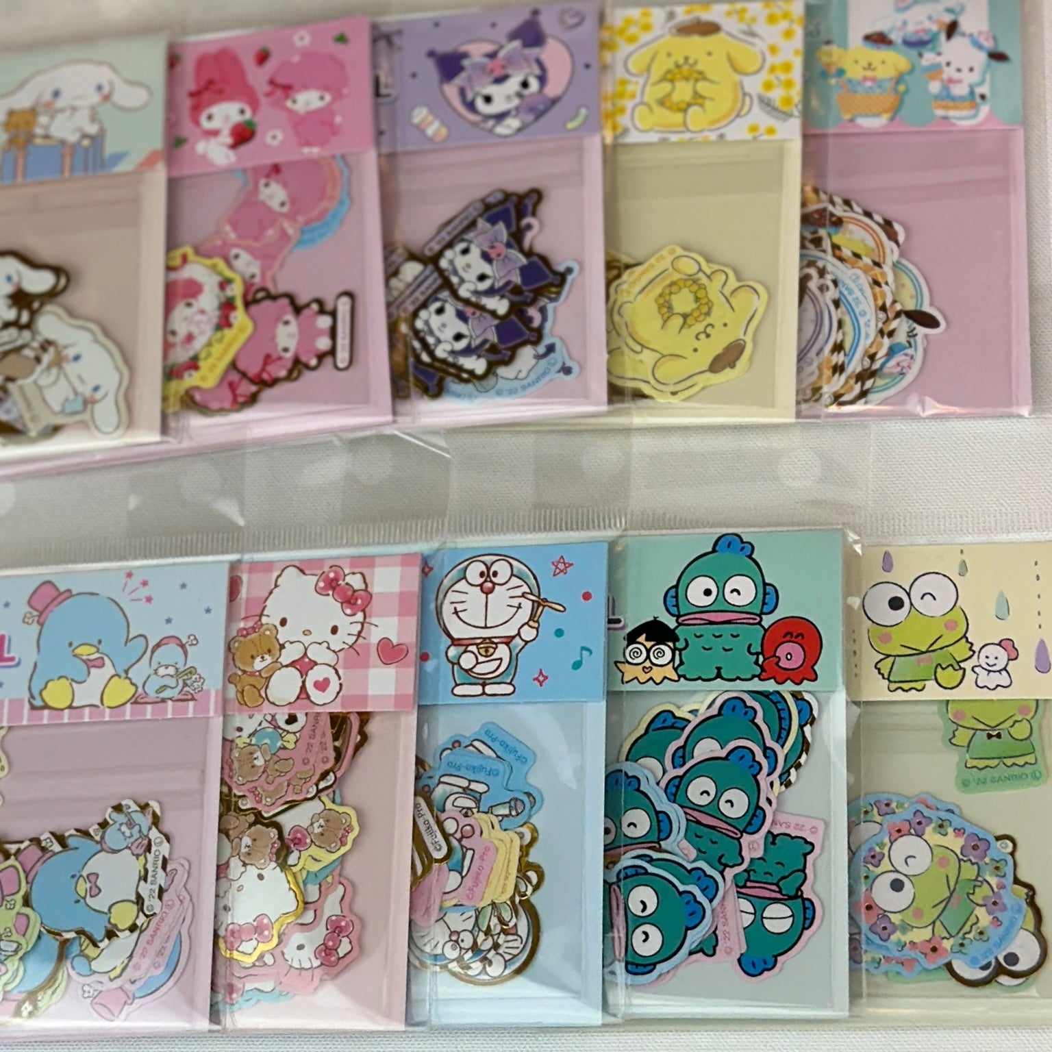 Japan Sanrio Die-cut Flake Seal Sticker Pack - Kuromi
