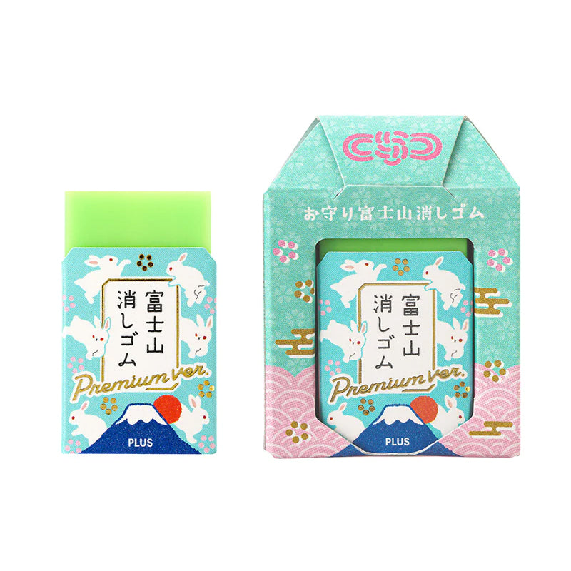 Plus Mt. Fuji Eraser Good Luck Premium Version (Limited Edition) - Camellia