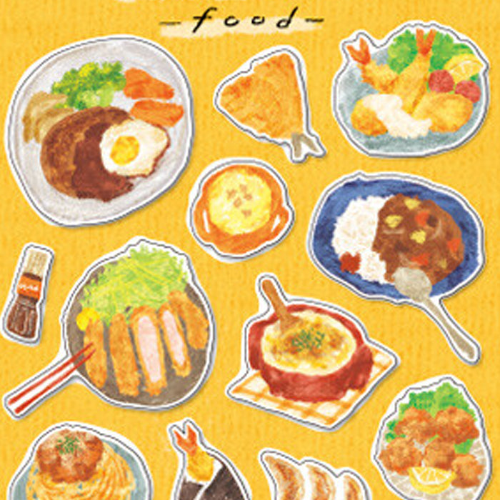 Mind Wave Food Sticker Sheet - Dinner