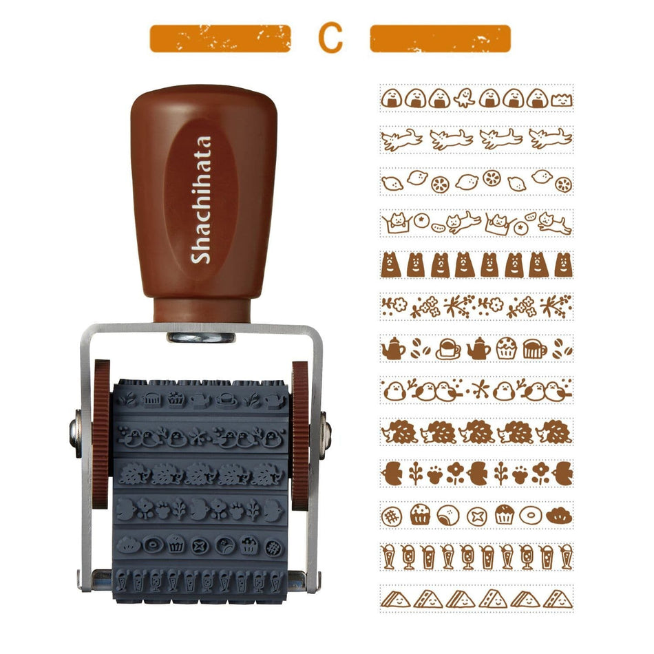 Furukawashiko x Shachihata Rotating Stamp - Design C