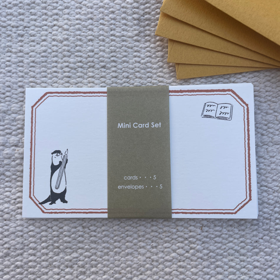 Animal Motif Mini Card and Envelope Sets