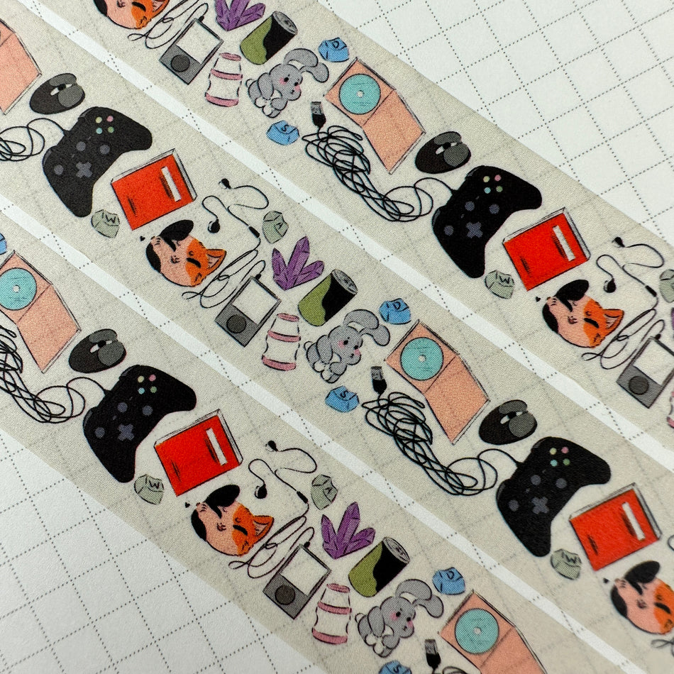 Washi Tape - Gaming and Chilling (Saiko Stationery Exclusive!)